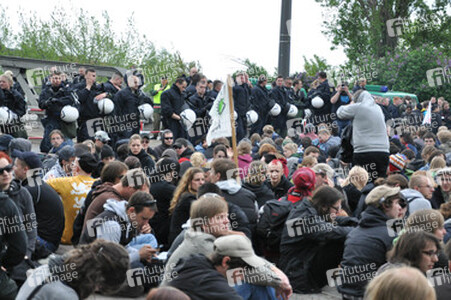 Erster Mai Demonstration