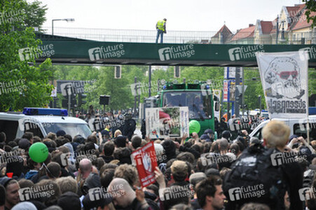 Erster Mai Demonstration