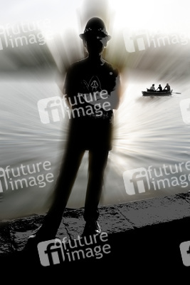 Silhouette am Maschsee