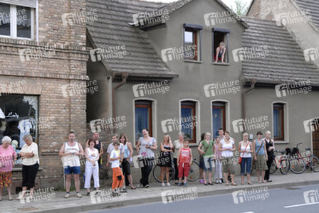 Schaulustige am Filmset