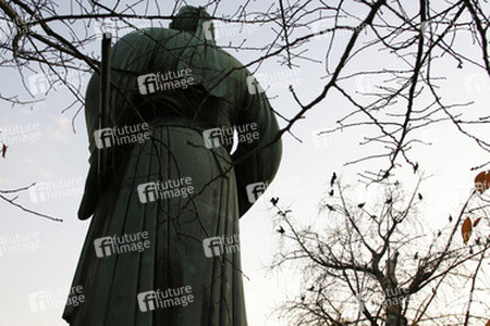 Samurai Statue am Kaiserlichen Garten