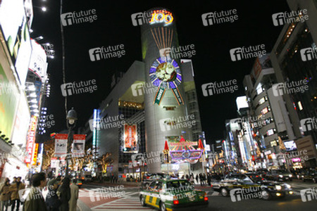 Weihnachtsimpression im Shoppingzentrum von Shibuya