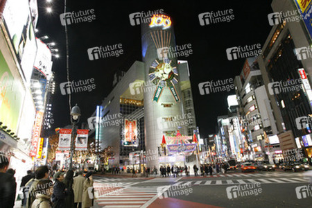 Weihnachtsimpression im Shoppingzentrum von Shibuya