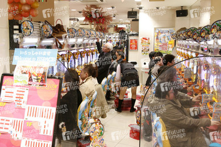 Pachinko-Halle im Shoppingzentrum von Shibuya