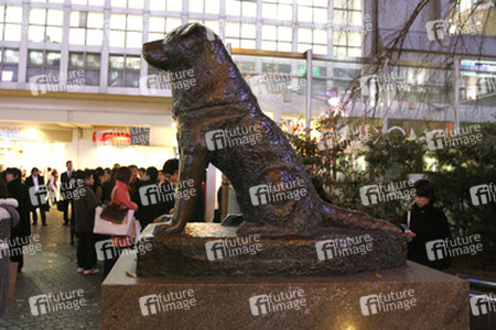 Hachiko Denkmal am Bahnhof Shibuya