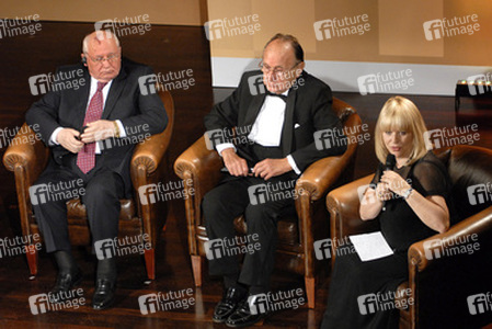Michail Gorbatschow, Hans-Dietrich Genscher, Patricia Riekel