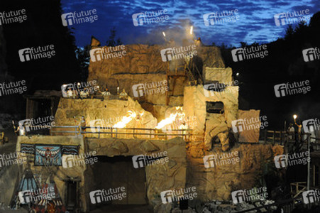 Indianerdorf Kulisse