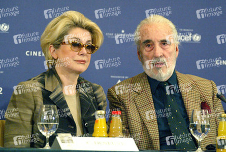 Catherine Deneuve, Christopher Lee