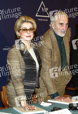 Catherine Deneuve, Christopher Lee