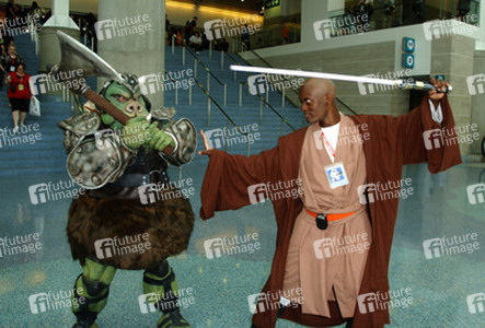 Star Wars Fans - Gamorreaner und Jedi Ritter