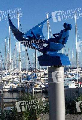Skulptur im Yachthafen von Grömitz
