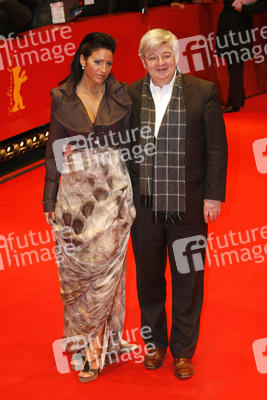 Joschka Fischer mit Gattin Minu Barati