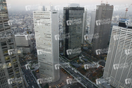 Blick von 45. Stock des Tokyo Metropolitan Government Buildings