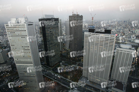 Blick von 45. Stock des Tokyo Metropolitan Government Buildings