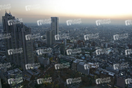 Blick von 45. Stock des Tokyo Metropolitan Government Buildings