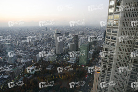 Blick von 45. Stock des Tokyo Metropolitan Government Buildings