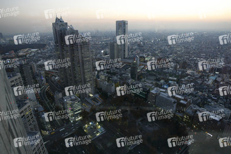 Blick von 45. Stock des Tokyo Metropolitan Government Buildings