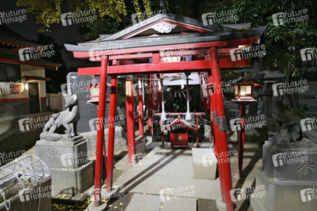 Am Hanazono-jinja Schrein