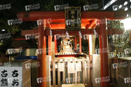 Am Hanazono-jinja Schrein