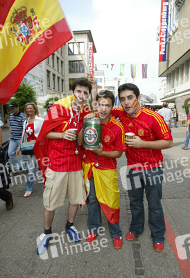 Fans aus Spanien auf der Fanmeile