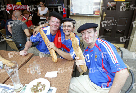 Fans aus Frankreich auf der Fanmeile