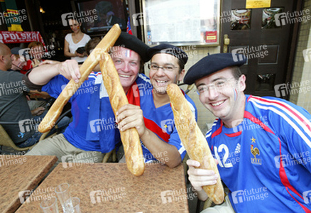 Fans aus Frankreich auf der Fanmeile