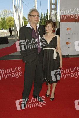 Leander Haußmann mit Partnerin