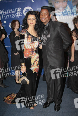 Jermaine Jackson mit Ehefrau Halima Rashid