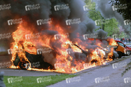 Brennende Autos