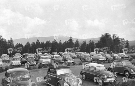 Parkplatz vor dem Brocken