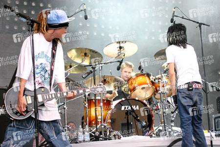 Tom Kaulitz, Gustav Schäfer, Bill Kaulitz (Tokio Hotel)