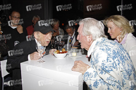 Paul Kuhn, James Last mit Gattin Christine