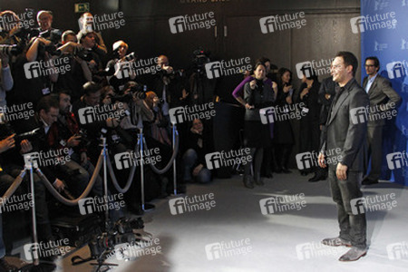 Moritz Bleibtreu mit Fotografen