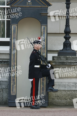 Wache vor dem Buckingham-Palast / Buckingham Palace