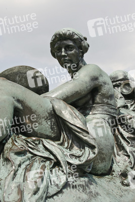 Figur am Victoria Memorial