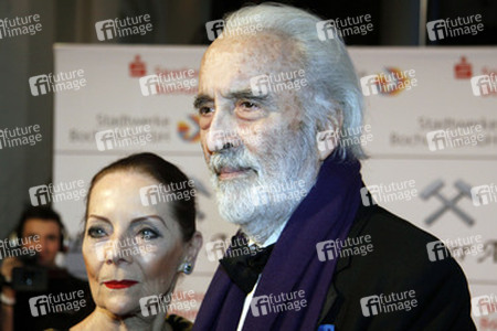 Christopher Lee mit Gattin Gitte