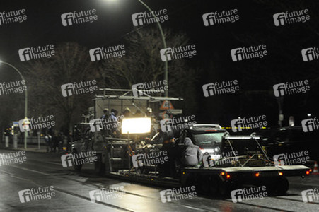 Nachtdreh zum Thriller 'Unknown Identity'