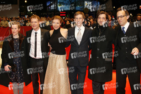 Andreas Lust (2.v.l), Franziska Weisz (3.v.l.), Benjamin Heisenb