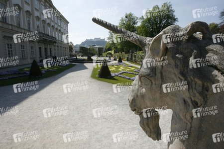 Einhorn und Schloss Mirabell
