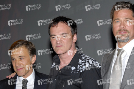 Christoph Waltz, Quentin Tarantino, Brad Pitt