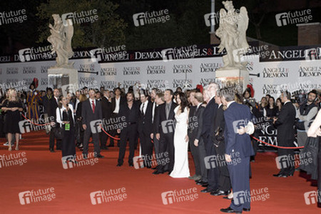 Pierfrancesco Favino, Nikolaj Lie Kaas, Dan Brown, Tom Hanks, Ayelet Zurer, Ewan McGregor, Ron Howard, Thure Lindhardt