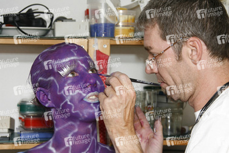 Jörg Düsterwald mit Model