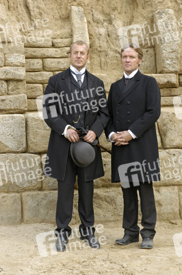 Heino Ferch als Heinrich Schliemann und Justus von Dohnányi als Oskar Neumann