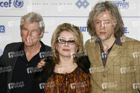 Richard Gere, Catherine Deneuve, Bob Geldof