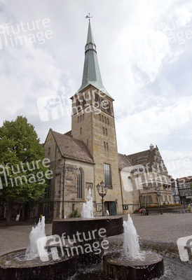 Marktkirche St. Nikolai und Hochzeitshaus am Pferdemarkt