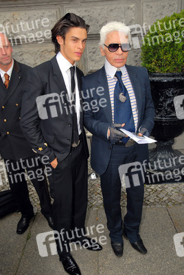 Baptiste Giabiconi, Karl Lagerfeld