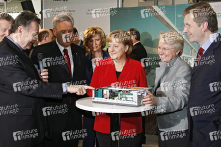Fujitsu Siemens Chef, Michael Glos, Dagmar G. Wöhrl, Angela Merkel, Christian Wulff, Annette Schavan