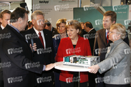 Fujitsu Siemens Chef, Michael Glos, Dagmar G. Wöhrl, Angela Merkel, Christian Wulff, Annette Schavan