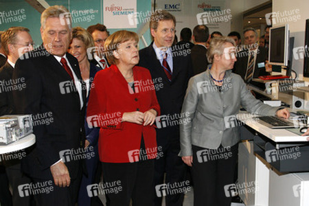 Michael Glos, Angela Merkel, Christian Wulff, Annette Schavan
