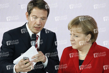 René Obermann, Angela Merkel